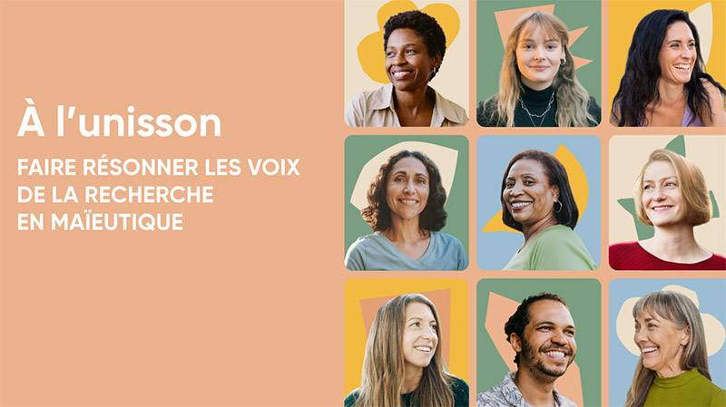 Couverture du dossier "A l'unisson - faire résonner les voix de la recherche en maïeutique"