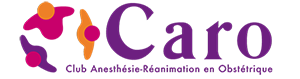 Logo CARO (Club Anesthésie Réanimation en Obstétrique)