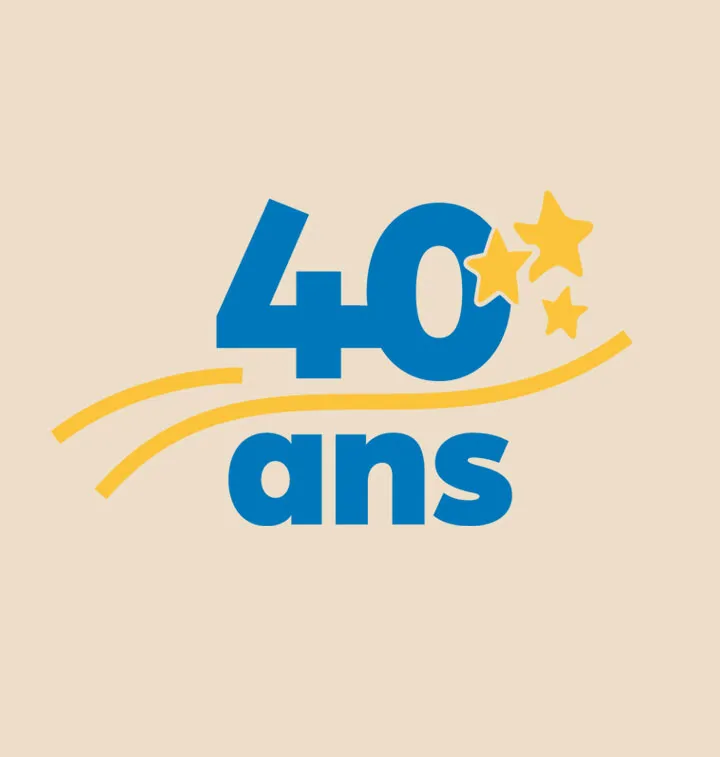 Logo 40 ans Fondation Mustela