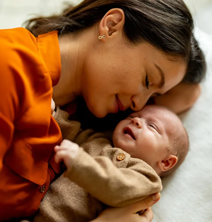 Mère avec son bébé