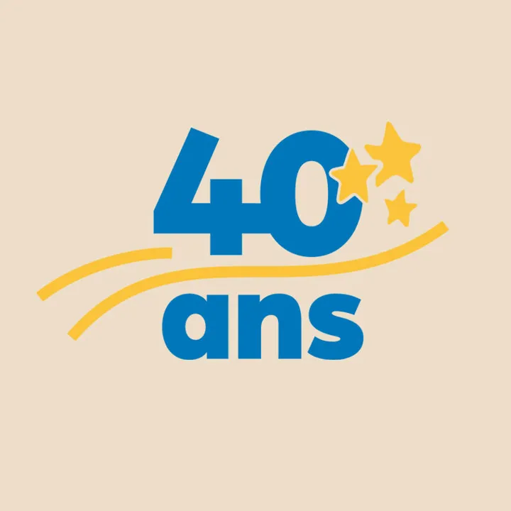 Logo 40 ans Fondation Mustela