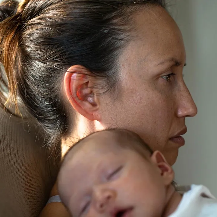 Mère avec son bébé