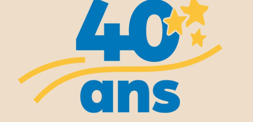 Logo 40 ans Fondation Mustela