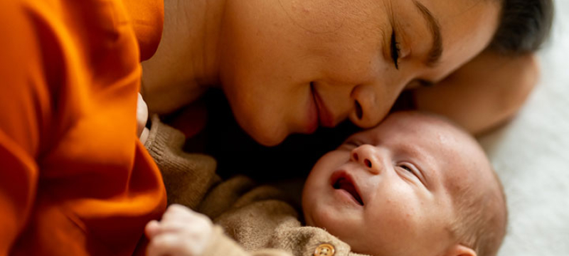 Mère avec son bébé